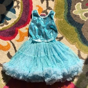 Blue Fancy Sequin Dress 💙